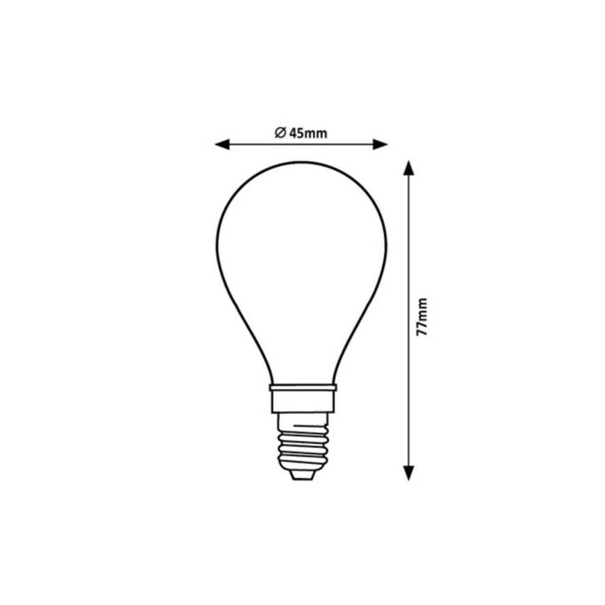 Rabalux - LED Spuldze G45 E14/4W/230V 2700K