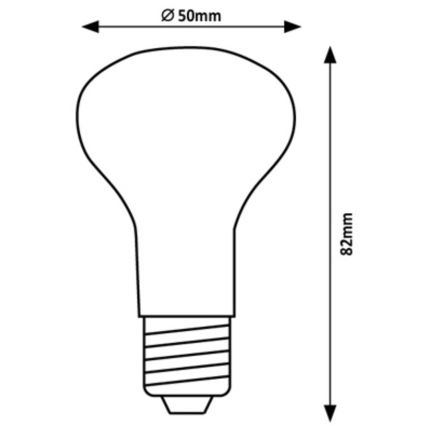 Rabalux - LED Spuldze R50 E14/5W/230V 3000K