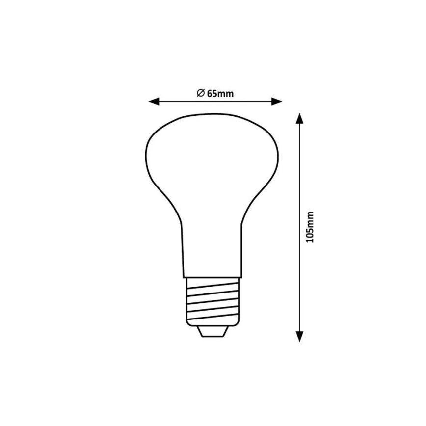 Rabalux - LED Spuldze R63 E27/9W/230V 4000K