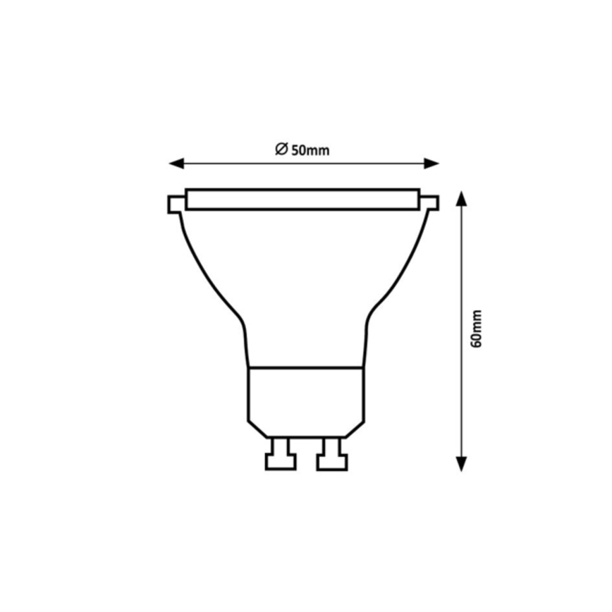 Rabalux - LED spuldze SMD GU10/7W/230V 3000K