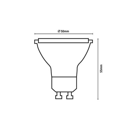 Rabalux - LED spuldze SMD GU10/7W/230V 3000K