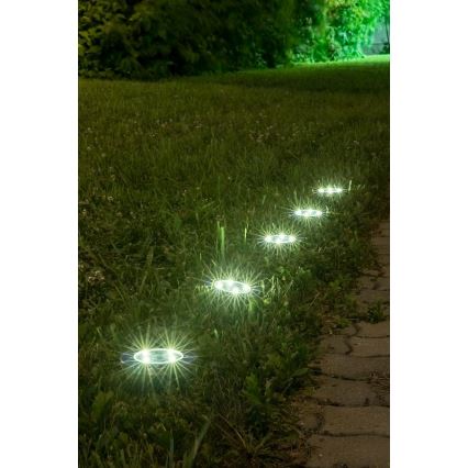 Rabalux - LED āra saules lampa ar sensoru LED/0,24W/1xAA 400 mAh melna IP44
