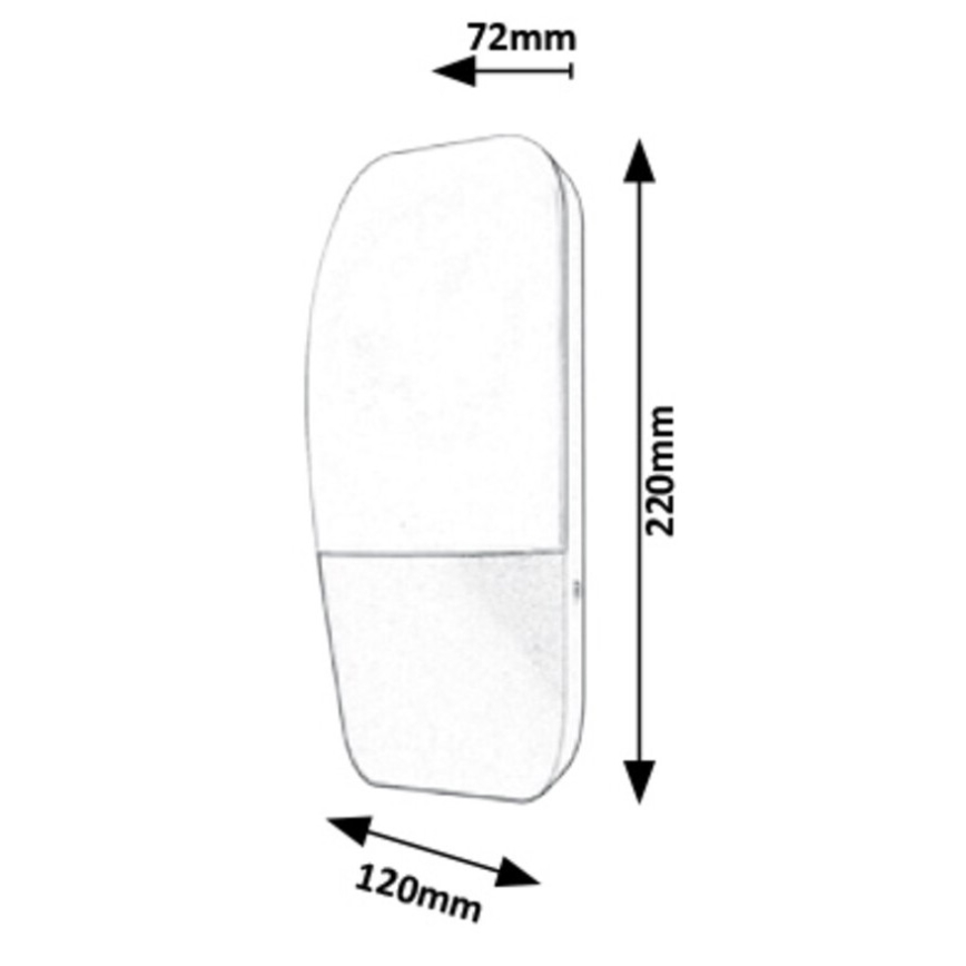 Rabalux - LED Āra sienas lampa LED/10W/230V IP65 800lm 4000K