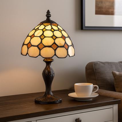 Rabalux -  Tiffany vitrāžas galda lampa 1xE14/40W/230V