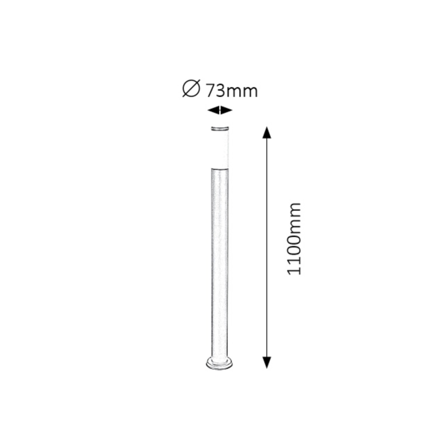 Rabalux - Āra lampa 1xE27/25W/230V IP44 110 cm