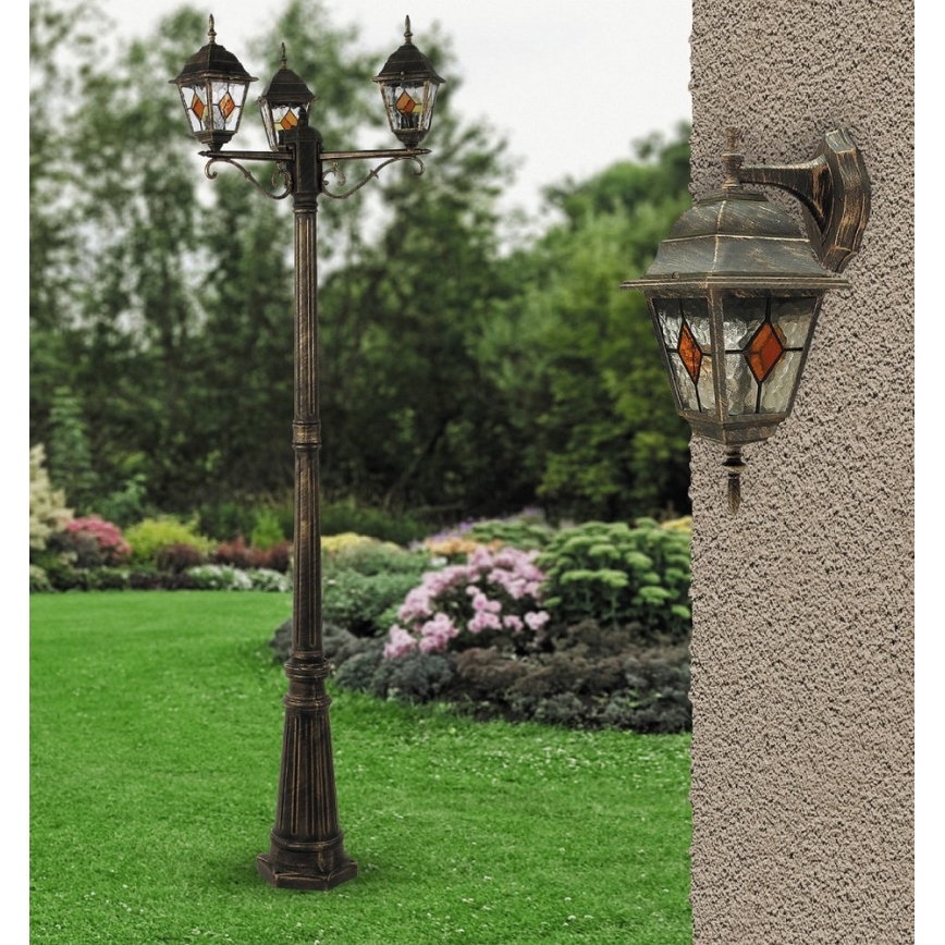 Rabalux - Āra sienas lampa 1xE27/60W/230V