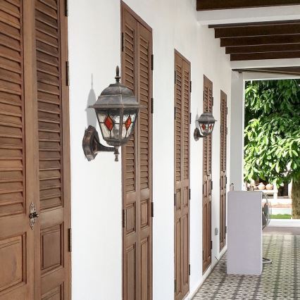 Rabalux - Āra sienas lampa 1xE27/60W/230V