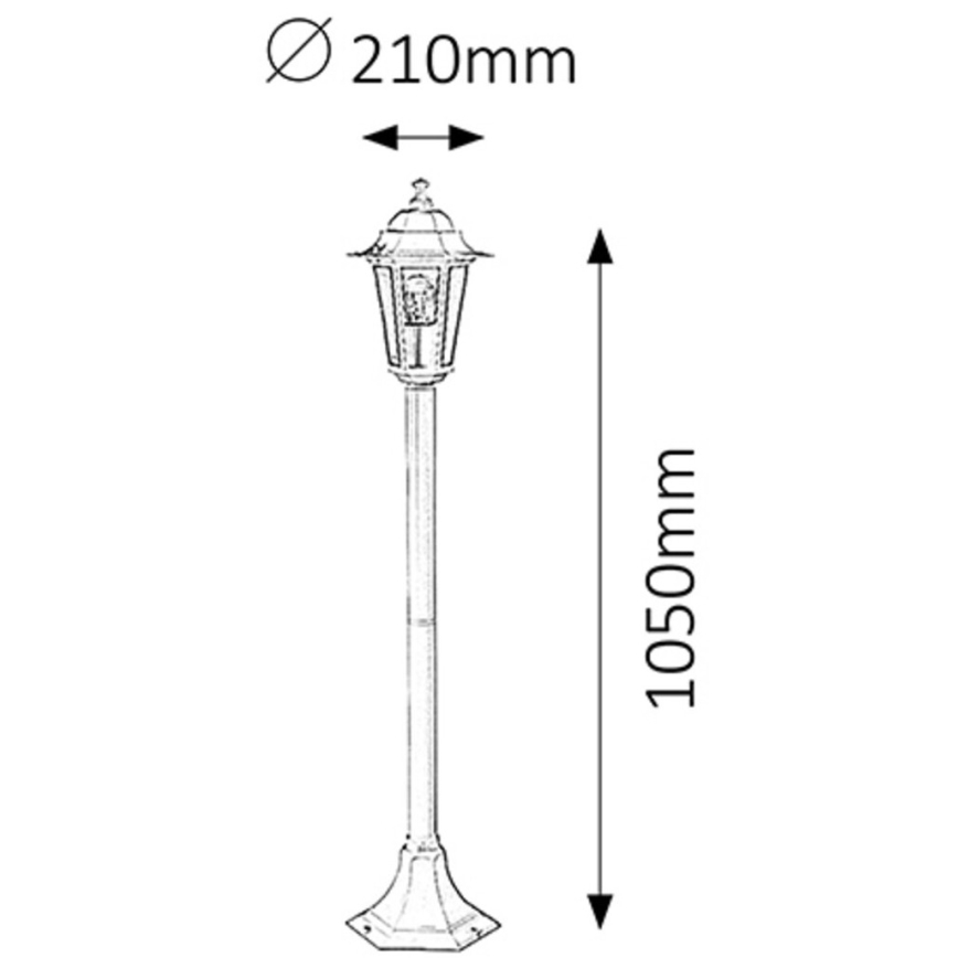 Rabalux - Āra lampa 1xE27/60W/230V 105 cm
