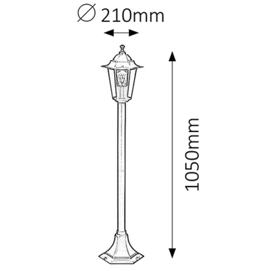Rabalux - Āra lampa 1xE27/60W/230V 105 cm