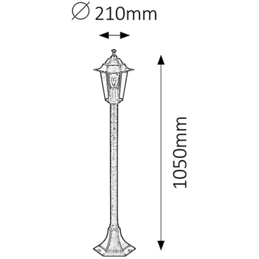Rabalux - Āra lampa 1xE27/60W/230V 105 cm
