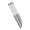 Rabalux 8266 - Āra Sienas Apgaismojums ar sensoru INOX TORCH 1xE27/25W/230V
