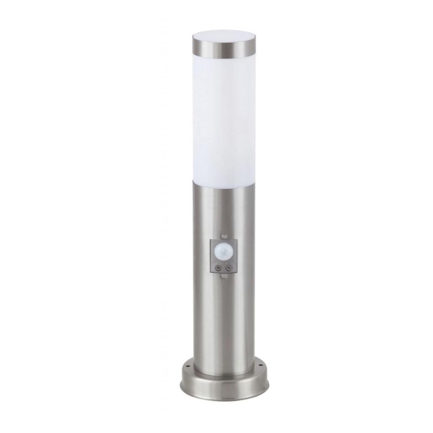 Rabalux 8267 - Āra lampa ar sensoru INOX TORCH 1xE27/25W