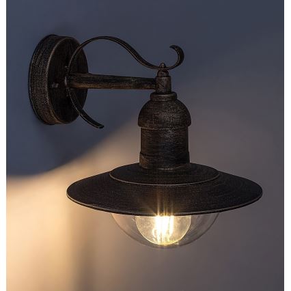 Rabalux - Āra sienas lampa 1xE27/60W/230V IP44