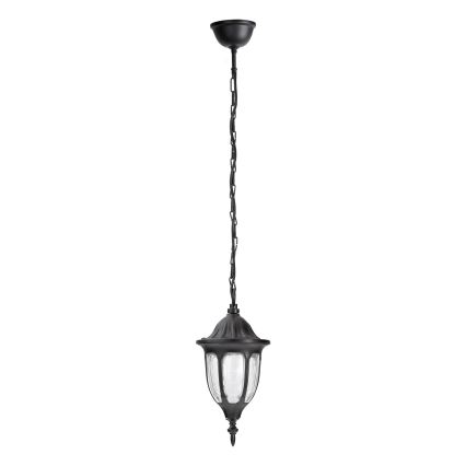 Rabalux - Āra lustra 1xE27/60W/230V IP43 melna