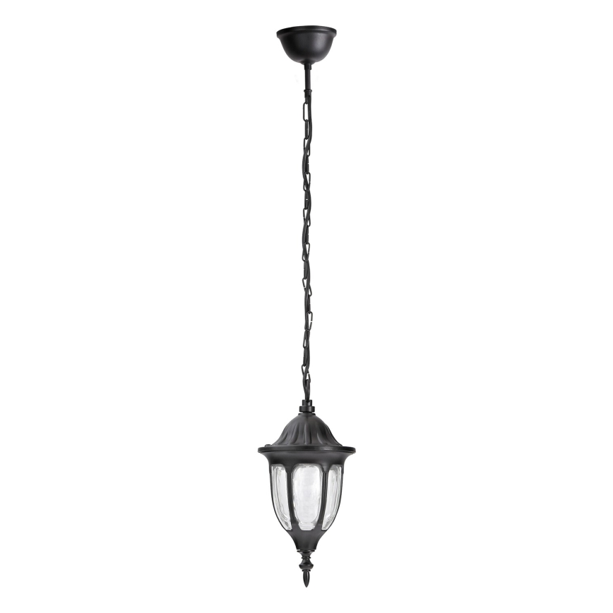 Rabalux - Āra lustra 1xE27/60W/230V IP43 melna