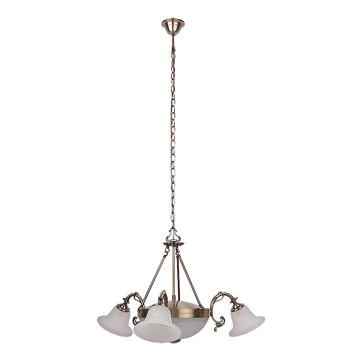 Rabalux 8553 - lustra uz ķēdes ORCHIDEA 3xE14/40W+2xE27/60W