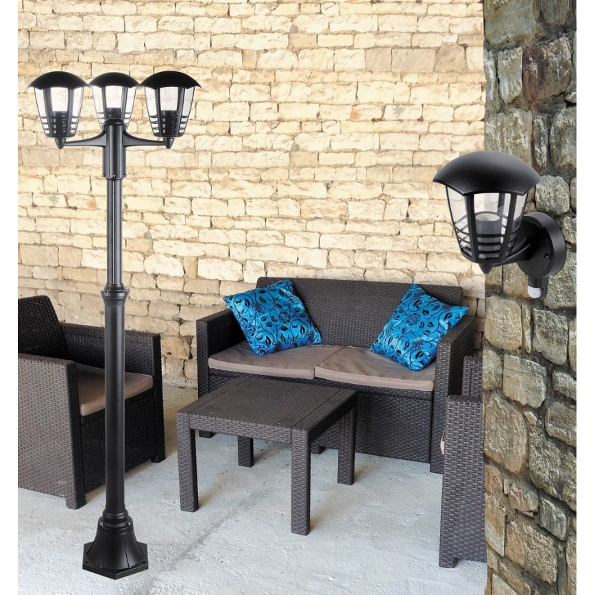 GARDEN - Āra lampa 3xE27/60W/230V IP44 1,9 m