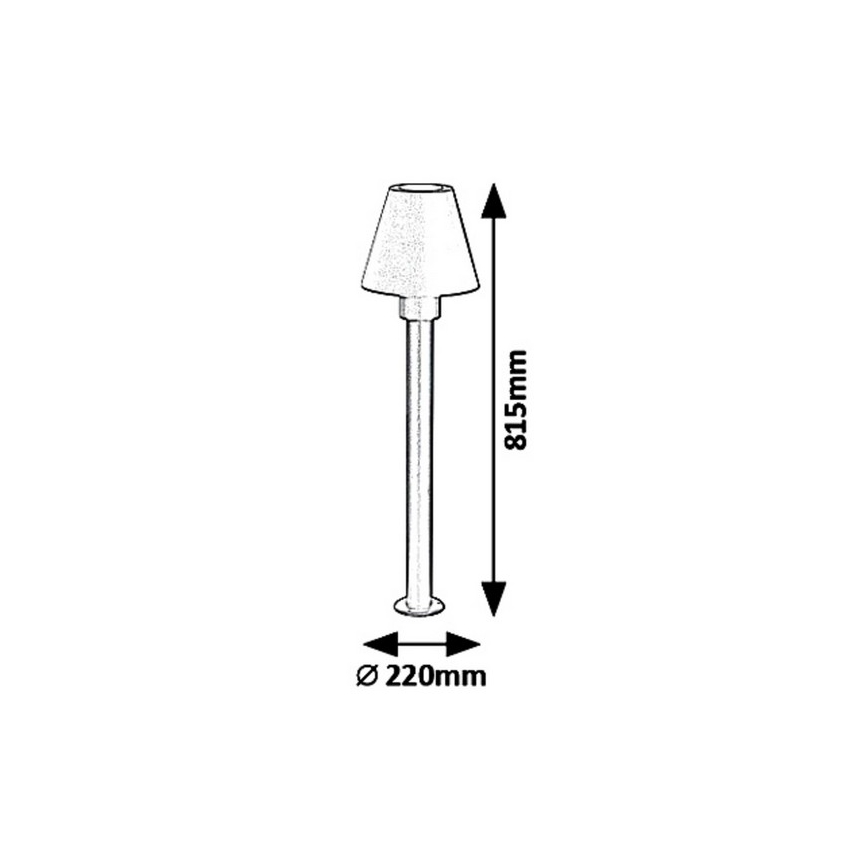 Rabalux 8845 - Āra lampa FAVARA 1xE27/14W/230V IP44