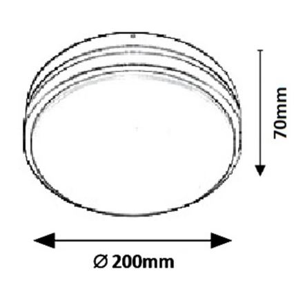 Rabalux 8847 - Āra LED sienas gaismeklis HAMBURG LED/10W/230V IP44