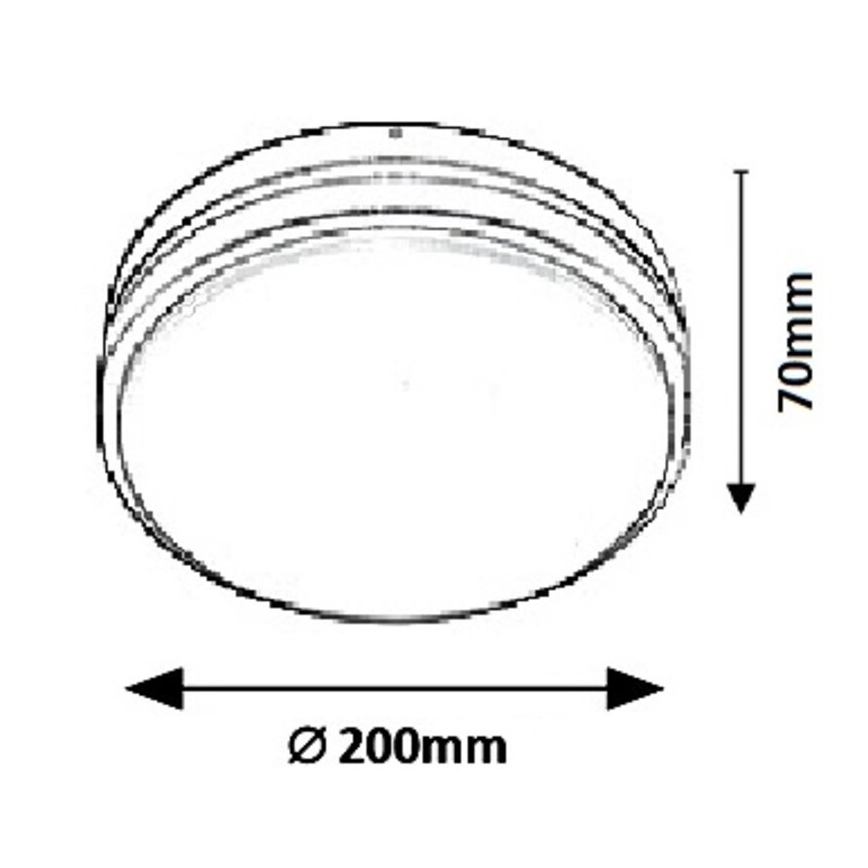 Rabalux 8847 - Āra LED sienas gaismeklis HAMBURG LED/10W/230V IP44