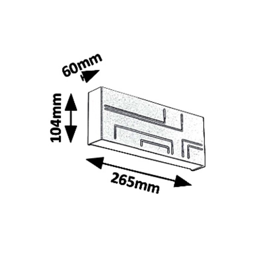 Rabalux 8873 - Āra LED sienas gaismeklis MARIBOR LED/12W/230V IP65