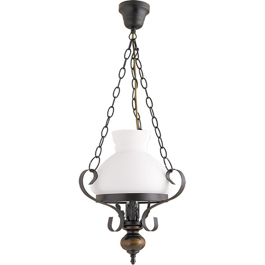 Rabalux - Rezerves stikls lustrai E27 d. 23,5 cm balta