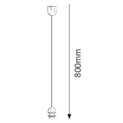 Rabalux 9919 - Barības vads FIX 1xE27/60W/230V