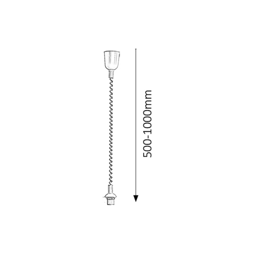 Rabalux 9923 - Eņģe Nolaižama ROLLY 1xE27/60W/230V