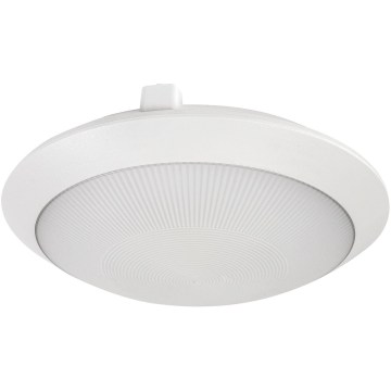 Rabalux - Āra griestu gaismeklis ar kustības sensoru 1xE27/9W/230V IP65 Ø 30 cm balts