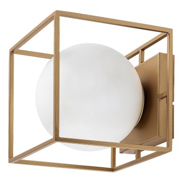 Rabalux - āra sienas gaismeklis 1xE14/15W/230V IP44 zelta