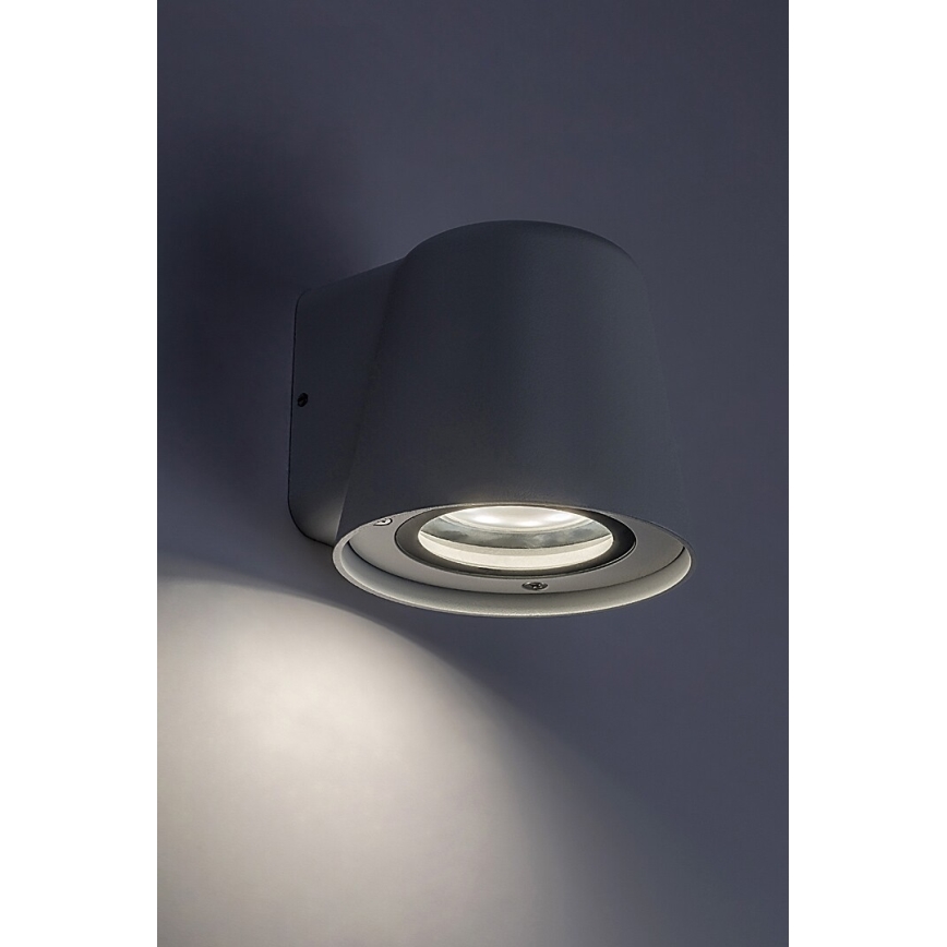 Rabalux - Āra sienas gaismeklis 1xGU10/35W/230V IP54 balts