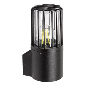 Rabalux - Āra sienas lampa 1xE27/60W/230V IP54 melna