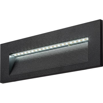 Rabalux - ārējā LED sienas lampa, 6 W, 230 V, IP65, melna