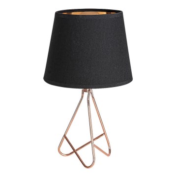 Rabalux - Galda lampa 1xE14/40W/230V melna/zelta