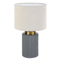 Rabalux - Galda lampa 1xE14/40W/230V pelēka