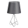 Rabalux - Galda lampa 1xE14/40W/230V pelēka/spīdīgi hromēts