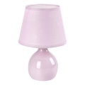 Rabalux - Galda lampa 1xE14/40W/230V rozā