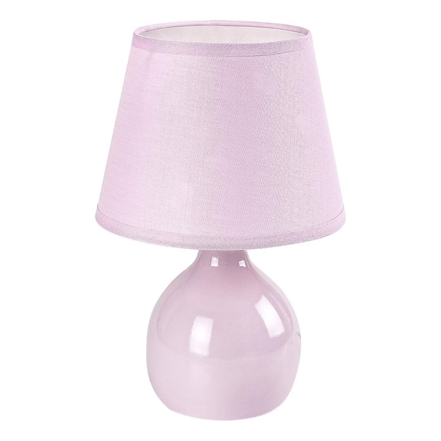 Rabalux - Galda lampa 1xE14/40W/230V rozā