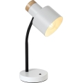 Rabalux - Galda lampa 1xE27/20W/230V balta