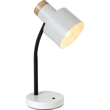 Rabalux - Galda lampa 1xE27/20W/230V balta