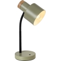 Rabalux - Galda lampa 1xE27/20W/230V khaki