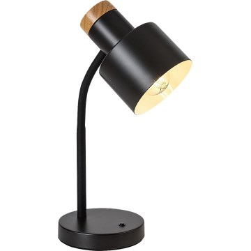 Rabalux - Galda lampa 1xE27/20W/230V melna