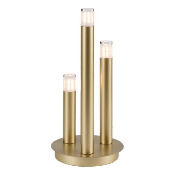 Rabalux - Galda lampa 3xG9/5W/230V zelta