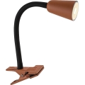 Rabalux - Galda lampa ar skavu 1xGU10/7W/230V oranžā