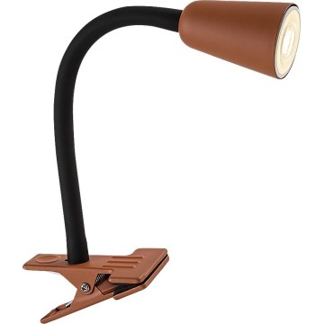 Rabalux - Galda lampa ar skavu 1xGU10/7W/230V oranžā