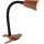 Rabalux - Galda lampa ar skavu 1xGU10/7W/230V oranžā