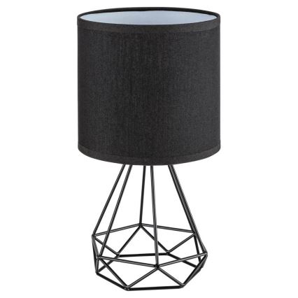 Rabalux - Galda lampa E14/40W/230V, melna