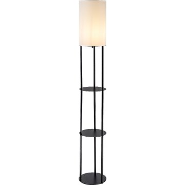 Rabalux - Grīdas lampa ar plauktiem 1xE27/40W/230V melna