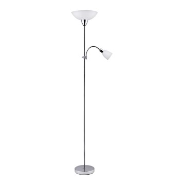 Rabalux - Grīdas stāvlampa 1xE27/60W+E14/40W