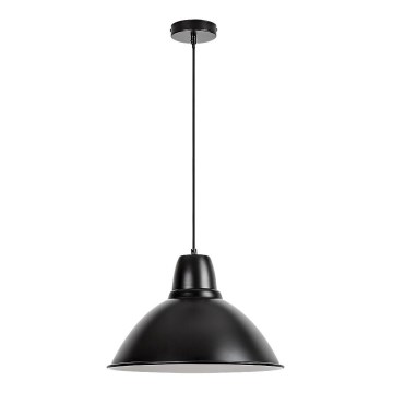 Rabalux - Karājamā lampa uz vada 1xE27/60W/230V Ø 36 cm melna